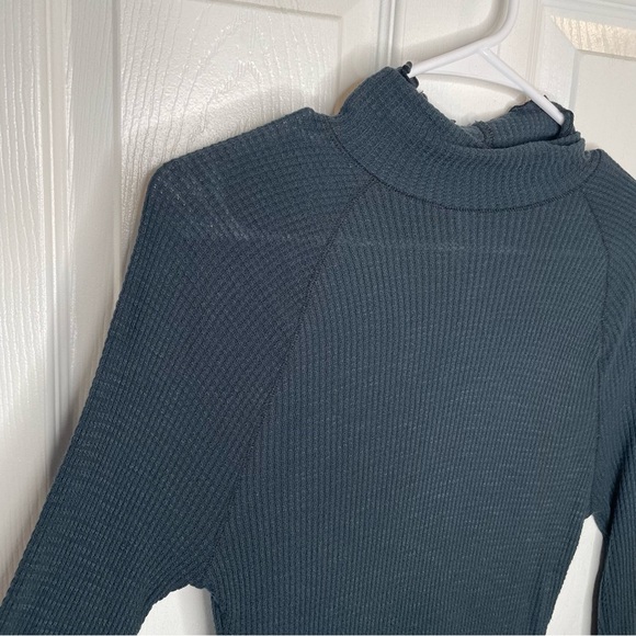 Free People Make It Easy Thermal Top in Black S - Picture 7 of 15